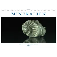 Calvendo Mineralien (Wandkalender 2026 DIN A4 quer), CALVENDO Monatskalender