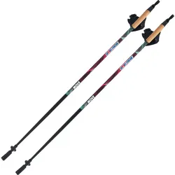 Nordic Walking Stöcke Move 130 cm Nordic Walking Unisex Schwarz-Pink SCHWARZ No Size