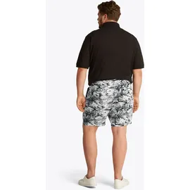 Tommy Hilfiger Big & Tall Chinoshorts "BT-BROOKLYN 7 INCH PRT SHORT-B", Herren, Gr. 42, N-Gr, blau (desert sky), Web, Obermaterial: 100% Leinen, TOMMY HILFIGER BIG & TALL, Hosen Chinoshorts, Große Größen, mit Allover-Druck