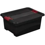 KEEEPER keeeper, Aufbewahrungsbox Eckhart, 12 Liter, graphite/rot (12 l)