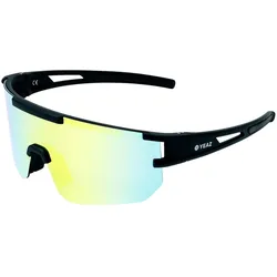 YEAZ Sport-Sonnenbrille Black/Golden Green SUNSPARK