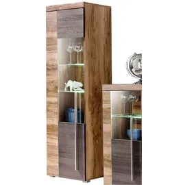 OTTO home Standvitrine Roger 55 x 35 x 160 cm Braun