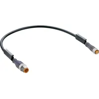Belden 28536-1 Sensor-/Aktor-Steckverbinder, konfektioniert M12 Stecker, gerade, Buchse, gerade
