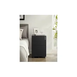 Songmics Rollcontainer 39 x 52 x 60 cm schwarz