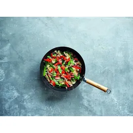 Beka Kitchen Fun by 13870284 Wok, Stahlblech, schwarz, 28 cm