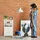 Relaxdays Badezimmerschrank 92 x 50 x 25,5 cm Weiß