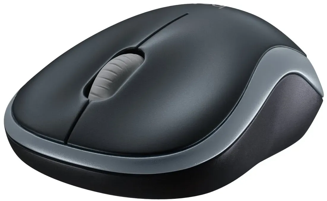 Logitech Wireless Mouse M185, Ultrakompaktes Design 2,4-GHz-Technologie, incl. USB-Nano-Empfänger