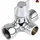 WENROU Dusche Adapter Umsteller, Wasserhahn Ventil Umschalter, 3-Wege-Dusche Umschaltve