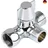 WENROU Dusche Adapter Umsteller, Wasserhahn Ventil Umschalter, 3-Wege-Dusche Umschaltve