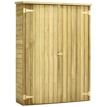 vidaXL Geräteschuppen 1,23 x 0,5 x 1,71 m imprägniert