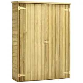 vidaXL Geräteschuppen 1,23 x 0,5 x 1,71 m imprägniert