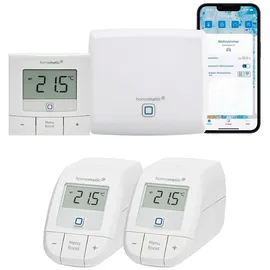eQ-3 Heizkörperthermostat Access Point mit 2x Heizkörperthermostat basic und Wandthermostat basic