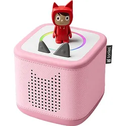 tonies Toniebox Starter Set Rosa – Toniebox 2 Starter Set, deutsch, inkl. Kreativ-Tonie Rot