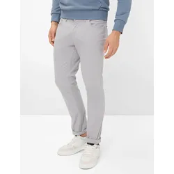 5-Pocket-Hose BRAX "Style CHUCK", Herren, Gr. 35, Länge 30, grau, 98% Baumwolle, 2% Elasthan, Hosen