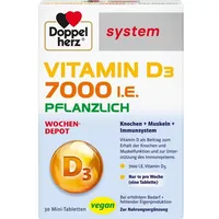 Queisser Doppelherz Vitamin D3 7000 I.E. pflanzlich 30 St.