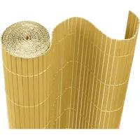 PVC-Zäune 180x1000cm pvc Sichtschutzmatte Sichtschutzzaun Bambus - Zaun Sichtschutz Windschutz Blickdicht, Bambus Hengmei