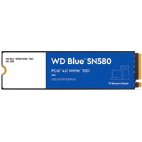 Western Digital WD Blue SN580 NVMe SSD 2TB, M.2 2280 / M-Key / PCIe 4.0 x4 (WDS200T3B0E)