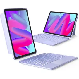 Inateck Tastaturhülle für iPad Air 11 Zoll (M3/M2, 2025/2024), iPad Pro 11 Zoll 4/3/2/1 Lila