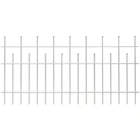 GAH Alberts Metallzaun Zaunfeld Madrid Verzinkt 98,5 cm x 200 cm