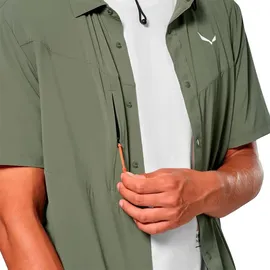 Salewa Puez Kurzarmhemd Faded Green 4XL