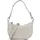 Aunts & Uncles Fawn Schultertasche Leder Beige/Weiß