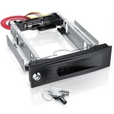 CSL Festplatten-Wechselrahmen, 5,25", für 3,5" SATA HDD's, Anti-Vibrations-Kit, Abschließbar