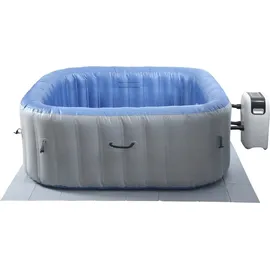 Mendler HWC-N97 180 x 180 x 67 cm Grau-Blau