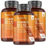 WeightWorld Vitamin D3 K2 Kapseln 365 St.