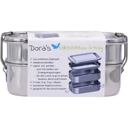 Dora's Edelstahlbox 2tlg