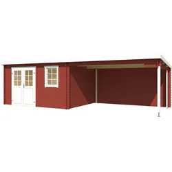 Lasita Maja Gartenhaus Reno schwedenrot