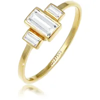 Elli PREMIUM Verlobungsring Topas Edelstein Zart 375 Gelbgold 54 Damen