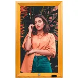 Kodak WF173V WiFi wurzelholz 43,94 cm (17,3 Zoll) Bilderrahmen (16GB Speicher, 1920 x 1080 Pixel, 16:9 Seitenverhältnis)