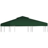 Pavillon-Ersatzdach 310 g/m2 Grün 3x3 m