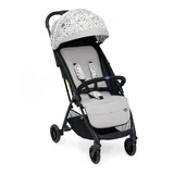 Chicco Glee leichter Kinderwagen, Buggy, praktisch und leicht, automatischer Schließmechanismus, breiter und bequemer Sitz, hochwertige Räder, verstellbare Rückenlehne, Sonnendach, bis zu 22 kg, beige