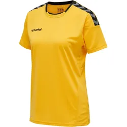 hummel Authentic Polyester kurzarm Trikot Damen sports yellow/black XS