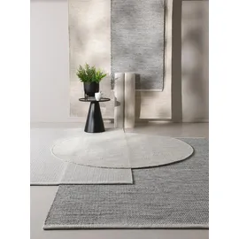 benuta basic Baumwollteppich Ron Weiß 60x120 cm Wohnzimmer