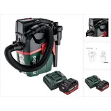 Metabo AS 18 L PC Compact Akku Sauger 18 V 6 l IPX4 Staubklasse L Nass und Trocken + 1x Akku 8,0 Ah + Ladegerät