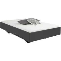 Futonbett  Phoenix ¦ grau ¦ Maße (cm): B: 125 H: 41