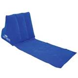 Oliphant Strandmuschel Lazy Wedge Strandliege mit aufblasbarer Rückenlehne in blau