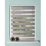 Schmidt Kettenzugrollo Zebra 60 x 150 cm Polyester Grau