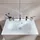 Fackelmann LED-Beleuchtung B.Paris Glaswaschtisch 3,25 W 299,m 70,4 cm
