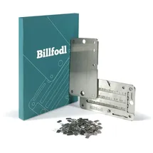 billfodl Crypto Wallet Silber