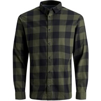 JACK & JONES Langarmhemd Rot XXL