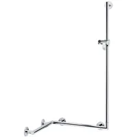 Keuco Plan Care Duschhandlauf mit Brausestange Aluminium silber-eloxiert 597/680/1265 mm