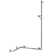 Keuco Plan Care Duschhandlauf mit Brausestange Aluminium silber-eloxiert 597/680/1265 mm