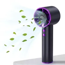 ajgvq Handventilator Mini 3 Stufen 9 Stunden USB Ventilator mit Akku, für Reisen, Büro, Outdoor-Kühlung