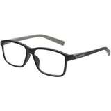 DOOViC Lesebrille 1,25 Blaulichtfilter Herren Schwarz Rechteckig Rahmen Vollrand Kunststoff Federscharnier Computer Brille mit Stärke für Damen