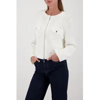 Monari Strickjacke Weiß 44