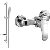 Mexen Fabia DF72 Mischbatterie für Dusche mit Brausegarnitur, Chrom - 74654DF72-00