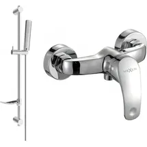Mexen Fabia DF72 Mischbatterie für Dusche mit Brausegarnitur, Chrom - 74654DF72-00